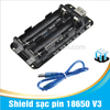 Mạch Shield sạc pin 18650 V3 loại 1 cell ,2 cell + cáp