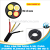 Dây cáp tín hiệu 4 lõi 2464 24AWG 0.2mm2 vỏ PVC 80 độ C
