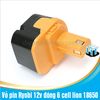 Vỏ pin Ryobi 12v đóng 6 cell lion 18650