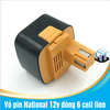 Vỏ pin National 12v đóng 6 cell lion