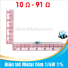 [ 10R - 91R ] Điện trở Metal film 1/4W 1% 5 vạch màu