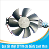 Quạt tản nhiệt DC 18V cho bếp từ cánh 11cm