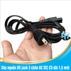 Dây nguồn US jack 3 chân AC IEC C5 dài 1.5 mét
