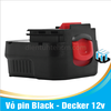 Vỏ pin Black - Decker 12v đóng 6 cell lion