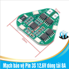 Mạch bảo vệ Pin 3S 12.6V dòng tải 8A 30x30x3mm