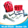 Vỏ pin Black - Decker 12v đóng 6 cell lion