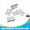 Relay HF49FD 5V 12V 24V 5A 4 chân