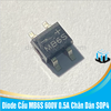 Diode Cầu MB6S 600V 0.5A Chân Dán SOP 4
