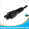Dây nguồn US jack 3 chân AC IEC C5 dài 1.5 mét