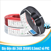 Dây điện đôi 2468 20AWG 2 màu đỏ - đen lõi 0.5mm2 vỏ PVC