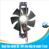 Quạt tản nhiệt DC 18V cho bếp từ cánh 11cm
