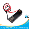Khay đựng Pin 12V 23A 1 viên ra dây