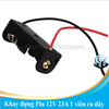 Khay đựng Pin 12V 23A 1 viên ra dây