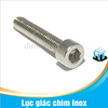 M6 x 20 - COMBO 5 con Ốc lục giác chìm Inox (Bulong lục giác) M6 - 20mm