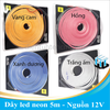 Dây led neon 12V 6x12mm dài 5m