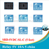 Relay 5V 10A 5 chân SRD-5VDC-SL-C
