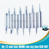Bộ 12 mũi hàn 900M cho tay hàn 936 907