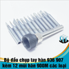 Bộ đầu chụp tay hàn 936 907 kèm 12 mũi hàn 900M các loại