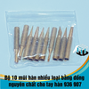 Bộ 10 mũi hàn nhiều loại bằng đồng nguyên chất cho tay hàn 936 907