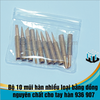 Bộ 10 mũi hàn nhiều loại bằng đồng nguyên chất cho tay hàn 936 907