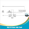 Điện trở shunt 100A 75mV,  Sử dụng trong các mạch đo dòng