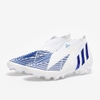 Adidas Predator Edge + AG - White/Hi-Res Blue/White GZ4647