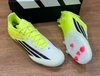 Adidas F50 League FG 'Born For Goals' - Core Black/Iron Metallic/Lucid Lemon JR8995