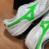 Mizuno Morelia Sala Japan TF - White Pearl/Neon Green Q1GB251137