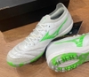 Mizuno Morelia Neo Sala Beta Japan TF - White Pearl/Neon Green Q1GB251037