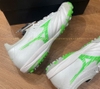 Mizuno Morelia Neo Sala Beta Japan TF - White Pearl/Neon Green Q1GB251037