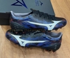 Mizuno Alpha III FG 'Made in Japan' - Pulse Black/Ancient Water/White P1GA266001