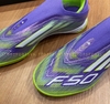 Adidas F50 Pro LL TF - Purple Rush/Cloud White/Lucid Lemon JR9330