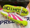 Adidas Predator Elite FT FG - Cloud White/Lucid Pink/Lucid Lemon ID8967