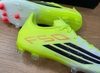 Adidas F50 League FG 'Born For Goals' - Core Black/Iron Metallic/Lucid Lemon JR8995