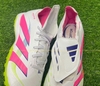 Adidas Predator League FT TF - Cloud White/Lucid Pink/Lucid Lemon JS0385