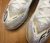 Adidas F50 League Mid Kids TF - Cloud White/Core Black/Gold Metallic JI3550