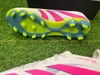 Adidas Predator League Kids MG - Cloud White/Lucid Pink/Lucid Lemon ID3794
