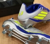 Adidas F50 Messi Elite FG 'La Vida Rapida' - Silver Metallic/Solar Yellow/Lucid Blue IH0915