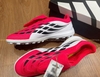 Adidas Predator League FT TF - Lucid Red/Core Black/Cloud White JR7873