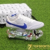 Nike Tiempo Legend IX Elite x Made in Italy FG-  White/Game Royal/Metallic Silver DQ7792 140