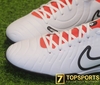 Nike Tiempo Legend 10 Pro  TF - White/Bright Crimson/Black DV4336 100