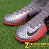 Nike Mercurial Superfly 7 Elite TF - Grey/Laser Crimson/Black AT7981 906