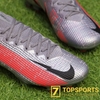 Nike Mercurial Vapor XIII Elite FG - Grey/Laser Crimson/Black AQ4176 906