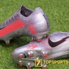 Nike Mercurial Vapor XIII Elite FG - Grey/Laser Crimson/Black AQ4176 906