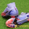 Nike Mercurial Superfly VIII Elite Mbappe AG - Light Thistle/Indigo Burst/Crimson/Silver DJ3973 506