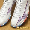 Mizuno Alpha Pro AS TF - White/Ignition Red P1GD236409