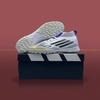 Adidas F50 League Mid Kids TF - Cloud White/Core Black/Gold Metallic JI3550