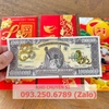 Tiền con rắn 1 triệu USD Mỹ lưu niệm