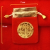 Đồng xu hổ vàng 24k tặng kèm túi gấm 2022