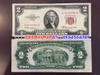 2 USD 1953 Mộc Đỏ (mới 95-100%)